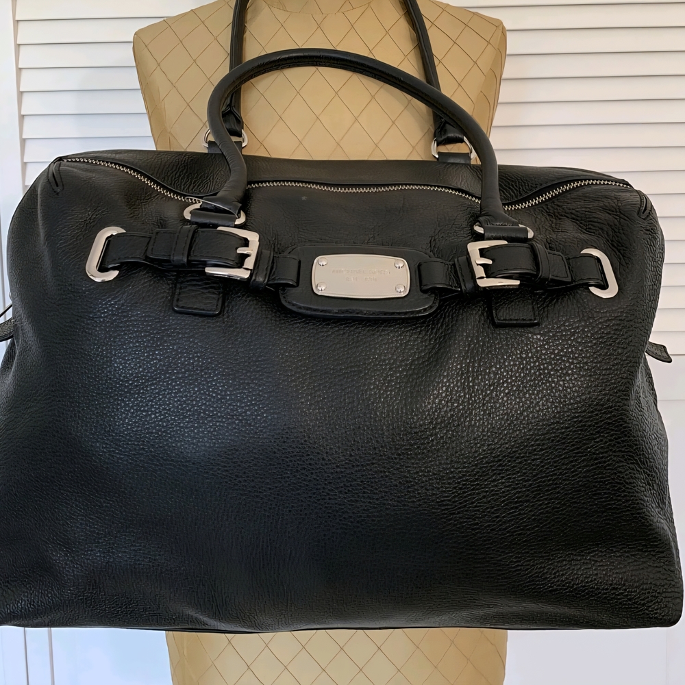 Michael Kors Black Leather Handbag - Picture 11 of 14